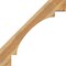 Ekena Millwork 4"W x 38"D x 38"H Merced Rough Sawn Knee Brace, Western Red Cedar BRC04X38X38MRC00RWR - alternate 2